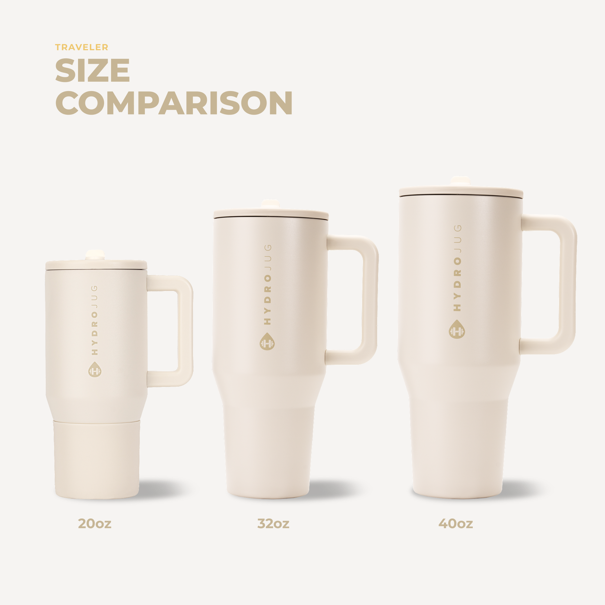 Traveler 32oz - Cream